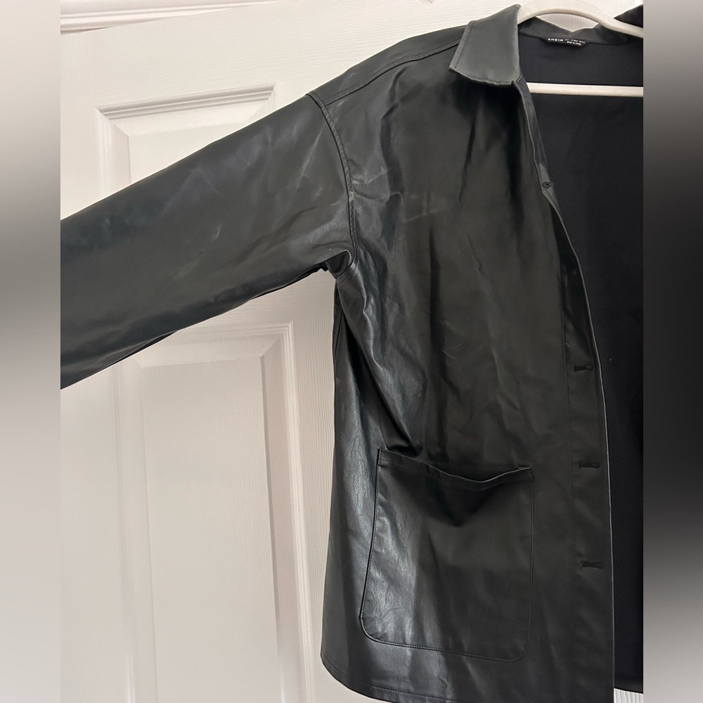 Faux Leather Jacket